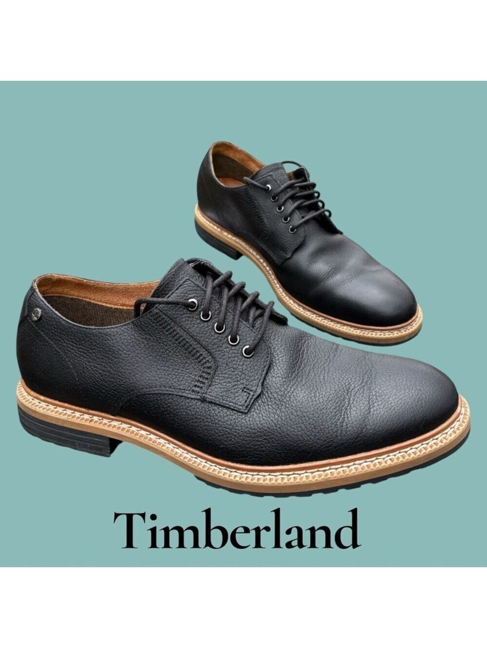 Timberland West Haven Waterproof Leather Oxfords w/Contrasting Welt. Like new!